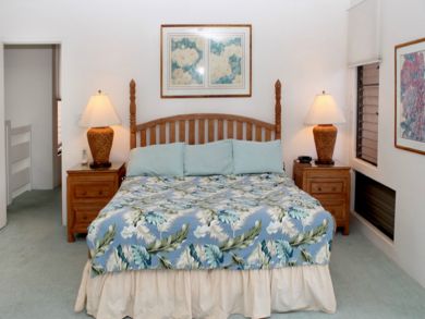 Master bedroom with king bed