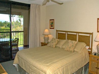 Master bedroom with king bed