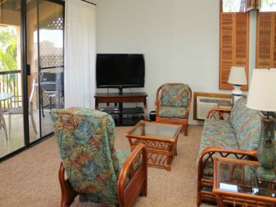 Flat screen in living room