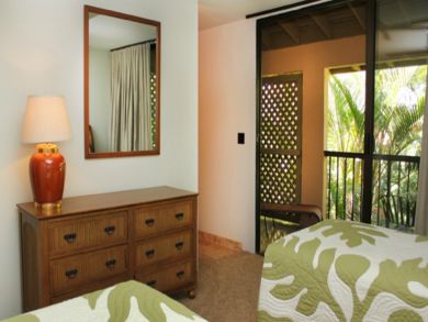 Guest bedroom with private balcony