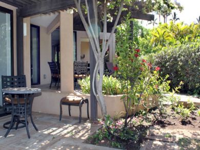 Porch with outdoor furniture