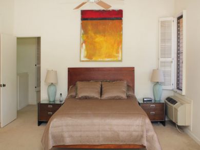 Master bedroom with king bed