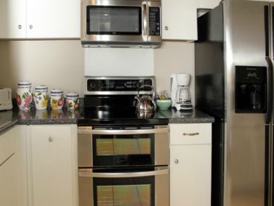 Kitchen with double oven
