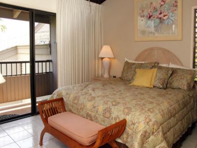 Bedroom with king bed