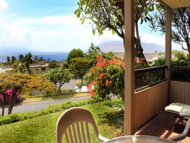 Porch with outdoor furniture