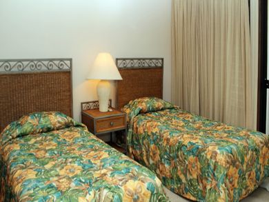 Guest bedroom with twin beds