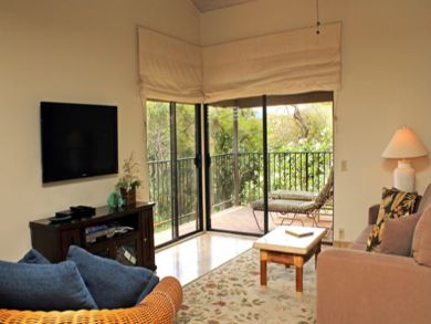 Living room with flat screen & DVD
