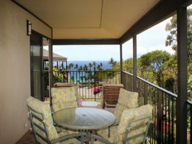 Furnished balcony