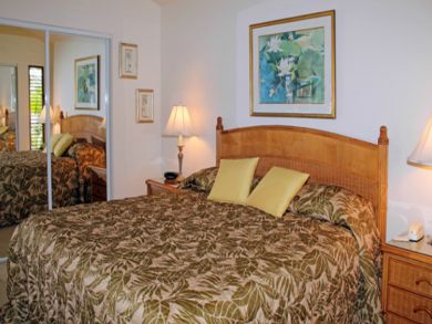 Bedroom with king bed