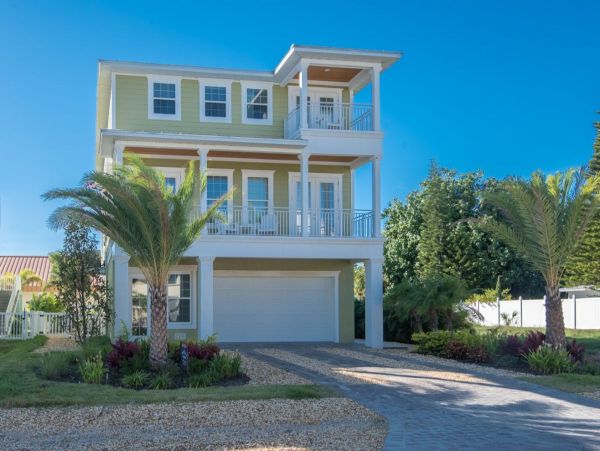 Anna Maria Five Bedroom Vacation Home Partial Gulf View
