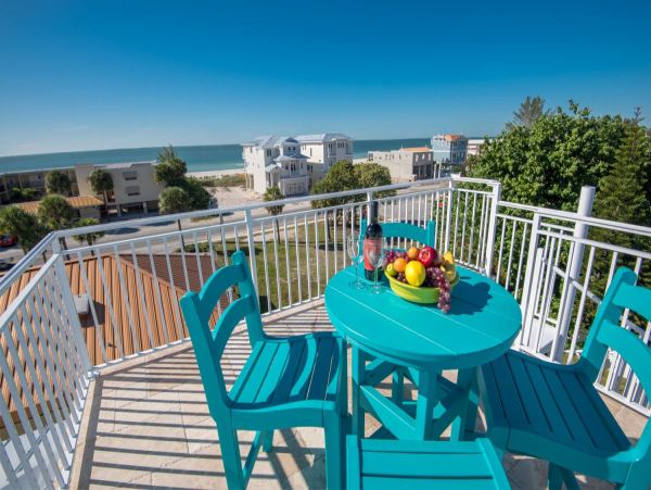 Anna Maria Five Bedroom Vacation Home Partial Gulf View