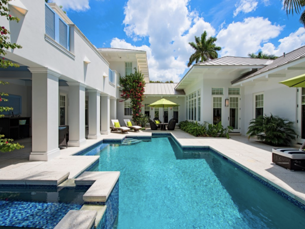 Platinum Four Bedroom Home One Block to the Beach in Naples