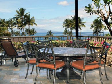Furnished patio