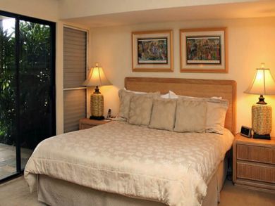 Master bedroom with king bed