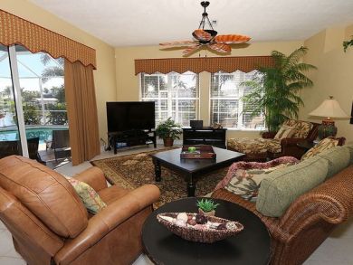 Cape Coral Three Bedroom Vacation Home with Canal View