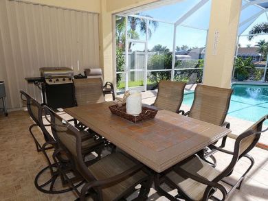Cape Coral Three Bedroom Vacation Home with Canal View