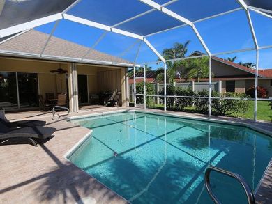 Cape Coral Three Bedroom Vacation Home with Canal View
