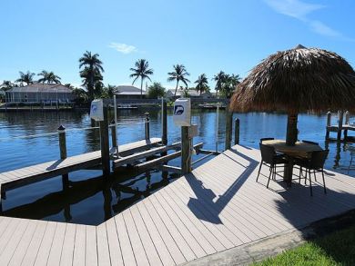 Cape Coral Three Bedroom Vacation Home with Canal View