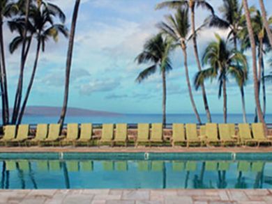 Ocean view from pool