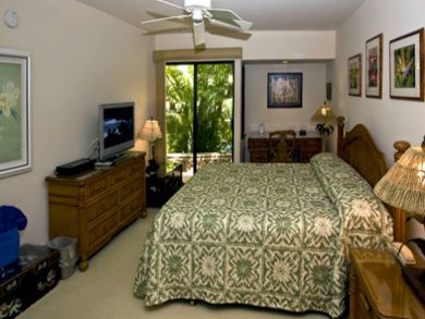 Master bedroom with king bed
