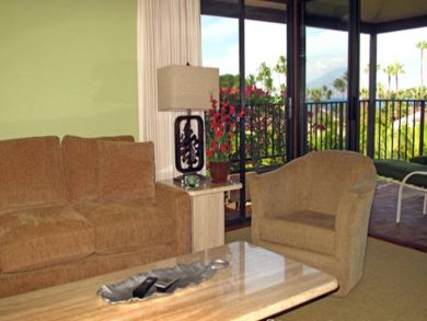 Living room open to lanai