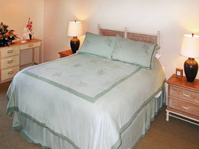 Master bedroom with king bed