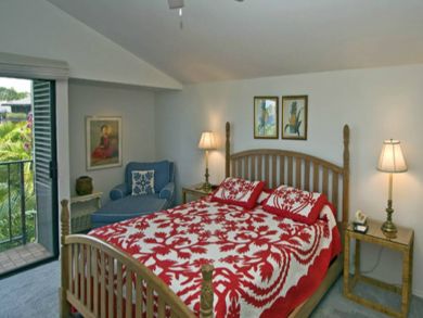 Master bedroom with king bed