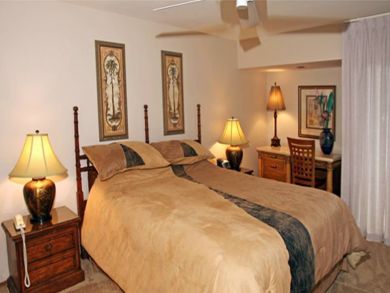 Master bedroom with king bed