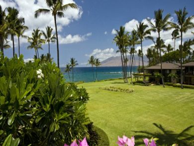 Beautiful ocean view from condo rental