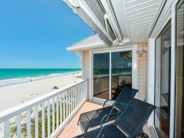 Luxury Direct Beachfront Anna Maria 3 Bedroom Vacation Home