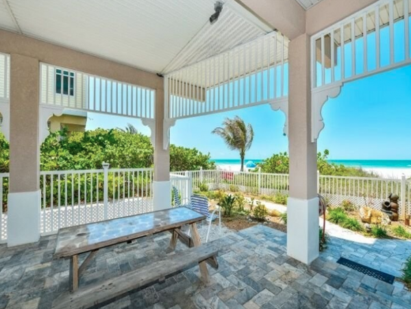 Luxury Direct Beachfront Anna Maria 3 Bedroom Vacation Home