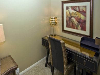 Desk in master bedroom