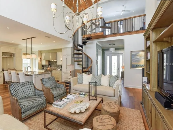 Anna Maria Island  Classy Vacation Home Walk to Beach Boat Dock Three Bedrooms Plus Loft