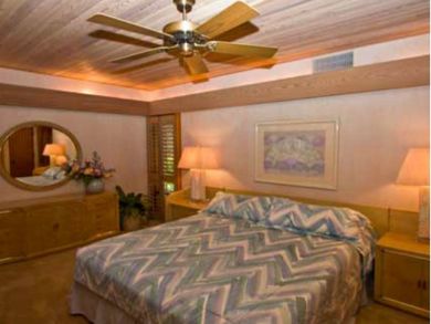 Master bedroom with king bed