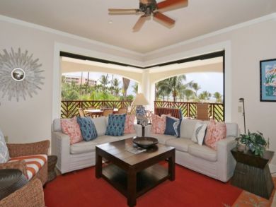 South Maui Beach Villa for Rent with Three Bedrooms.