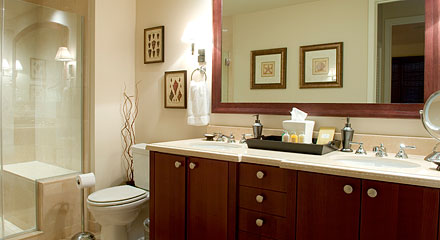 Bathroom with tub & shower