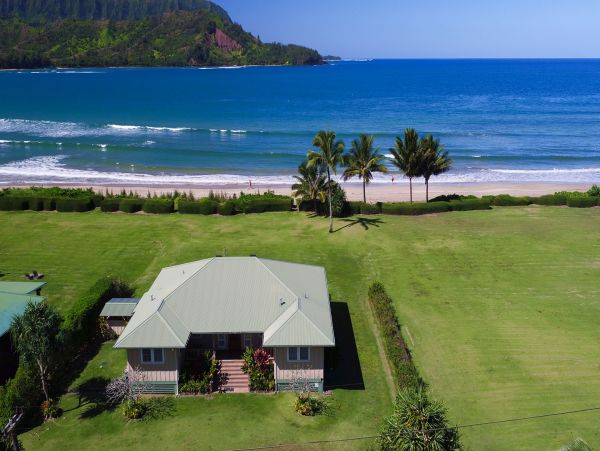Luxury Hanalei Beach House With Ocean Views Sleeps 6