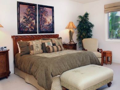 Master bedroom with king bed