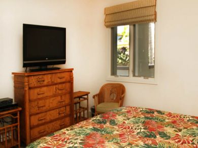 Guest bedroom with flat screen & DVD