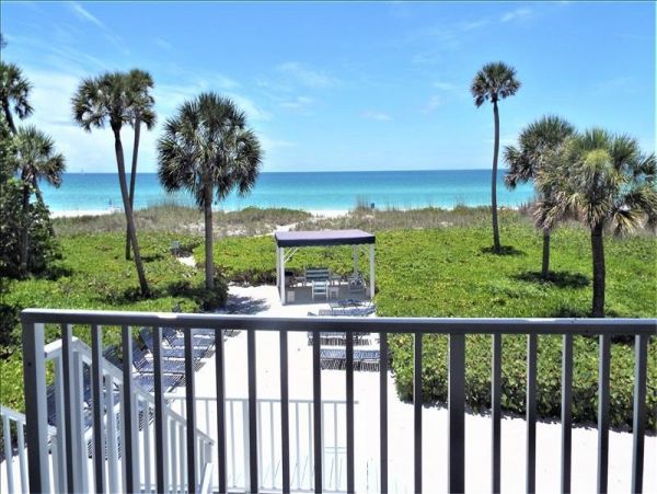 Beach Condo on Longboat Key Florida Walk out to Beach