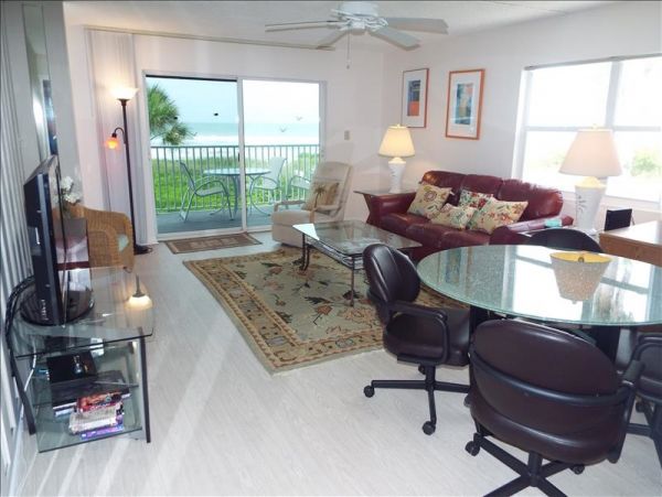 Beach Condo on Longboat Key Florida Walk out to Beach