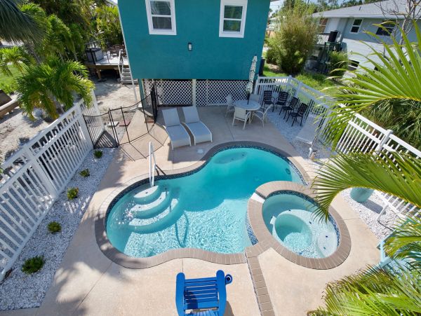 Fort Myers Walk to Beach Pool Home
