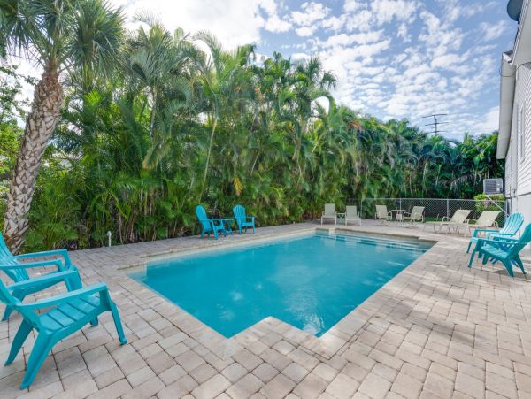 Fort Myers Vacation Home Steps from Beach with Private Pool