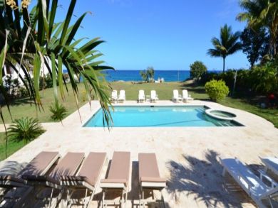 Ocean Front Luxury Villa in Sosua 3 Min from Town