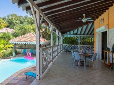 Luxury Martinique Villa Five Bedrooms in Trois-llets