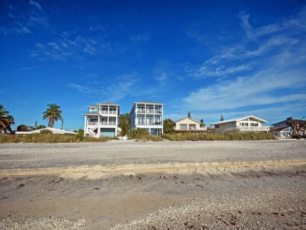 On Beach Vacation Home in Manasota Key Three Bedroom