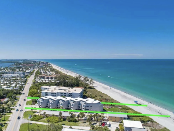 Manasota Key Beachfront Condo with Gulf & Bay Views - Two Bedroom Manasota Rental Condo