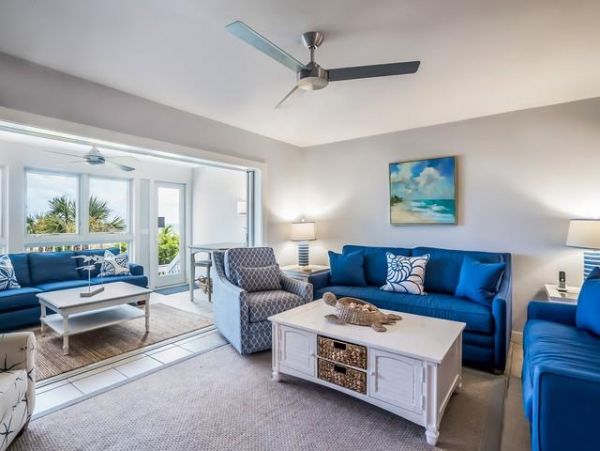Boca Grande Beachside Condo Stylish Coastal Decor