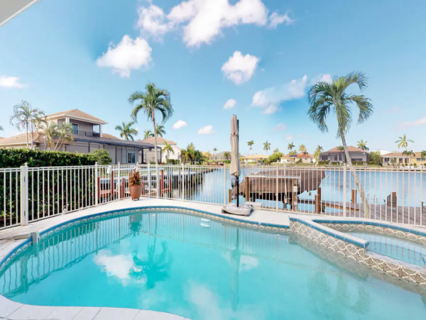 Luxury Marco Waterfront Vacation Rental Home with Pool