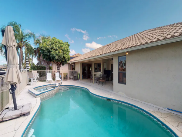 Luxury Marco Waterfront Vacation Rental Home with Pool